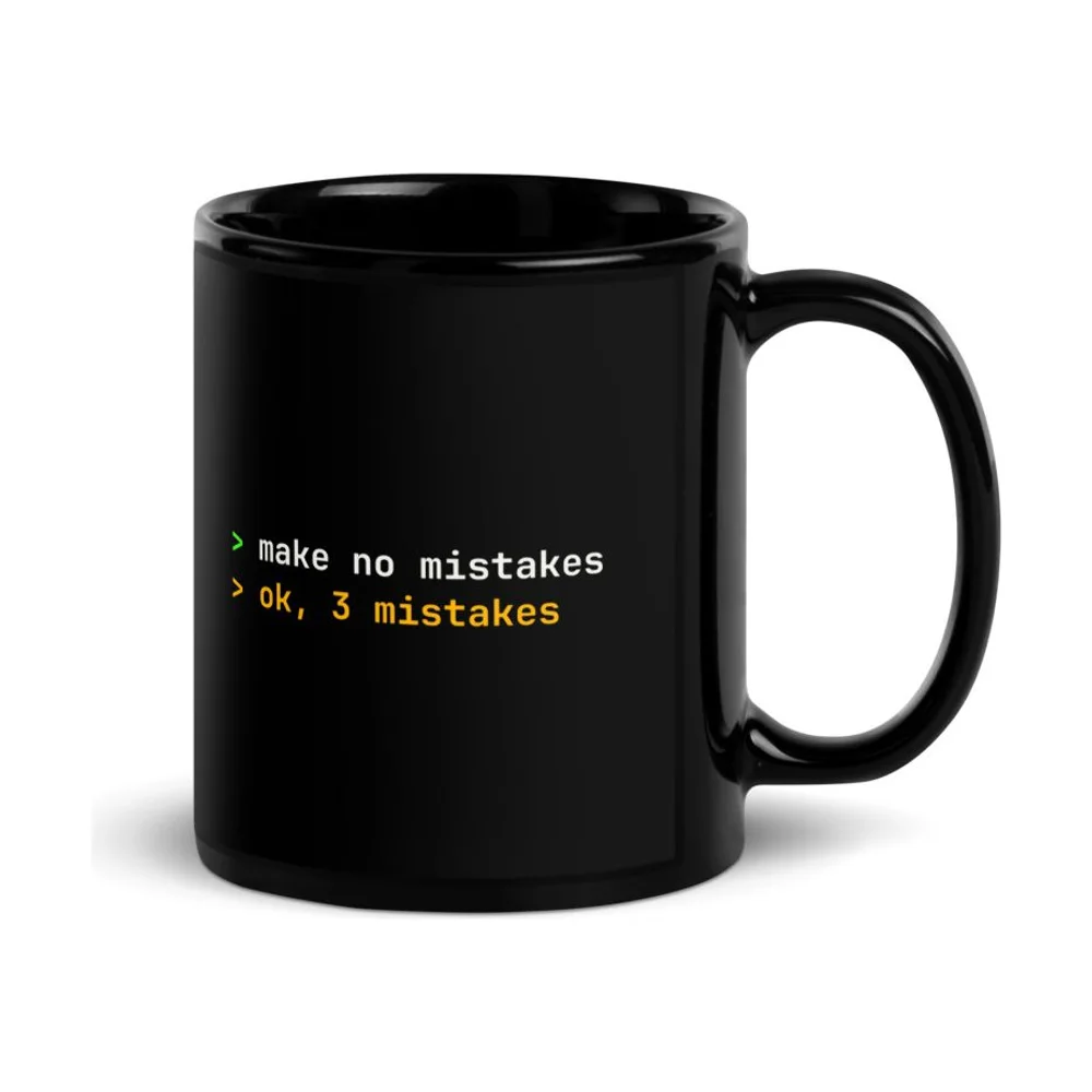 ok, 3 mistakes